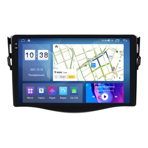 Штатная магнитола Parafar для Toyota RAV4 2006-2012/Vanguard 2006-2012 (экран 2K) на Android 11.0 (PF018-1U2K)