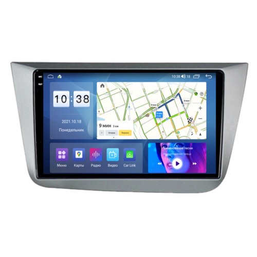 Штатная магнитола Parafar для Seat Altea I 2004-2015 (экран 2K) на Android 11.0 (PF350U2K-Low)