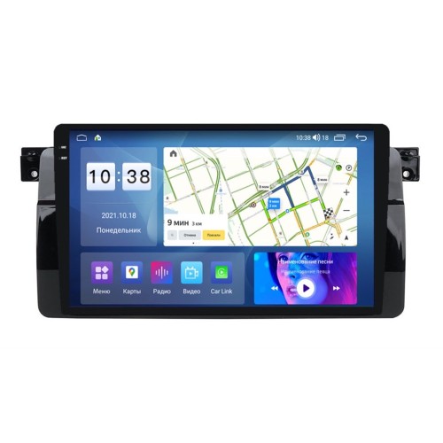 Штатная магнитола Parafar для BMW 3 (E46) (экран 2K) на Android 11.0 (PF396U2K)