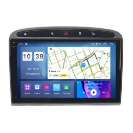 Штатная магнитола Parafar для Peugeot 308 I, 408, RCZ I 2010-2017 (экран 2K) на Android 11.0 (PF081U2K-Low-B) цвет черный