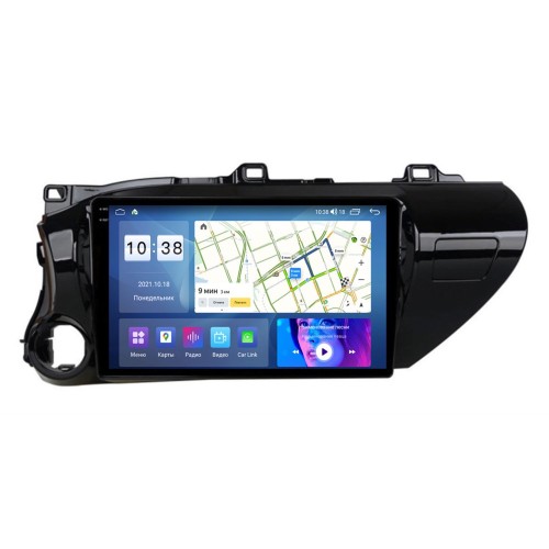Штатная магнитола Parafar для Toyota Hilux VIII 2015-2020 (экран 2K) на Android 11.0 (PF063U2K)