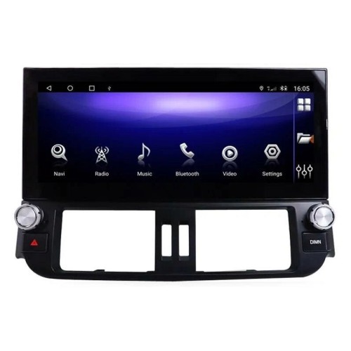 Штатная магнитола CarMedia ZH-T1209 для Toyota Land Cruiser Prado 150 2009-2013 high на Android 13.0