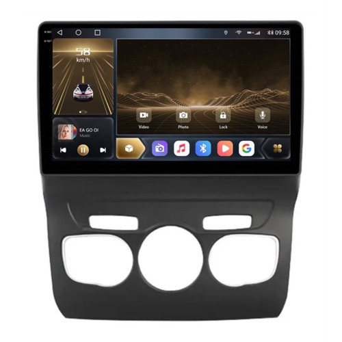 Штатная магнитола CarMedia OL-1933-N-2K (экран 2K) для CITROEN C4/C4L 2010-2015, DS4 2012-2015 на Android 12.0