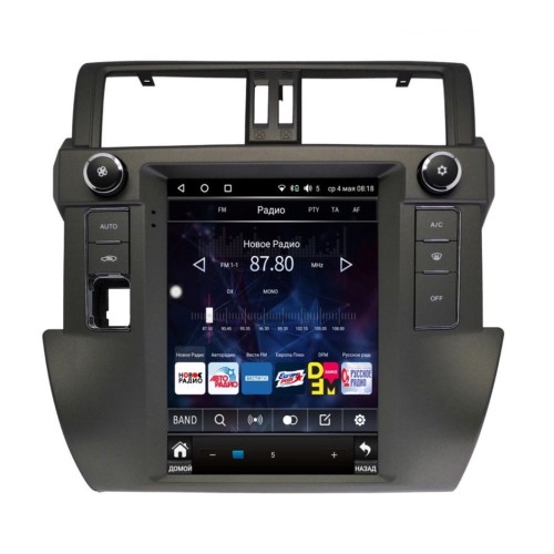 Штатная магнитола Wide Media KS5009QR-4/32 для Toyota Land Cruiser Prado 150 2013-2017 (левый руль) на Android 10.0