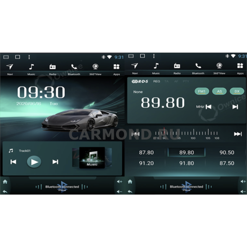 Штатная магнитола CarMedia OL-9299-RD TESLA (вертикально-поворотный экран) для Hummer H2 2007-2009 на Android 10.0