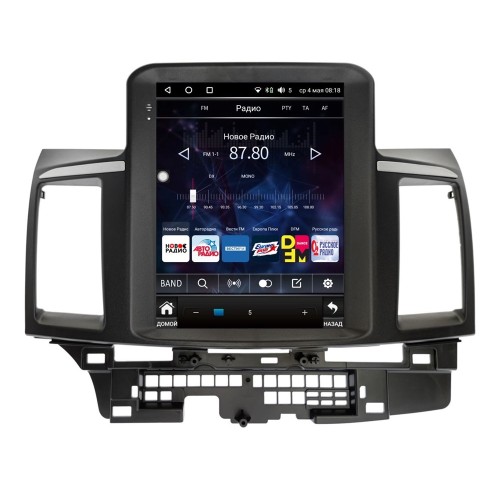 Штатная магнитола Wide Media KS1380R-4/32 для Mitsubishi Lancer X 2007-2019 на Android 10.0