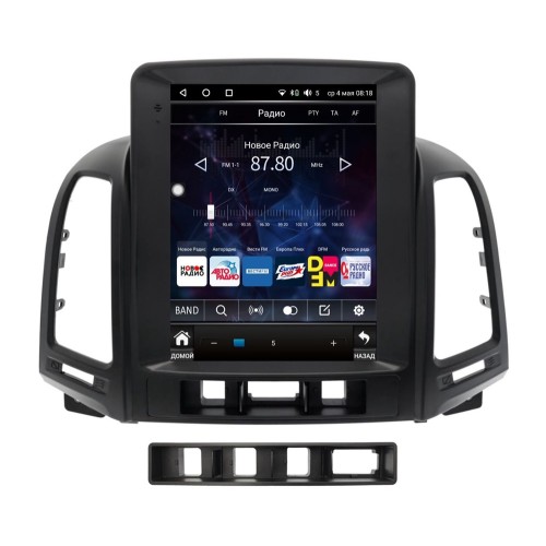 Штатная магнитола Wide Media KS2850R-4/32 для Hyundai Santa Fe 2005 - 2012 на Android 10.0