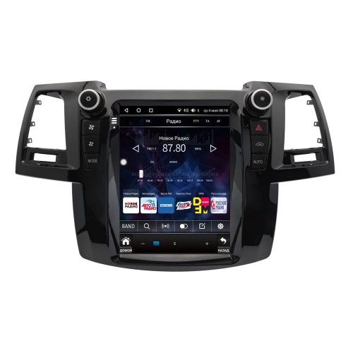 Штатная магнитола Wide Media KS5900R-4/32 для Toyota Hilux, Fortuner 2008 - 2015 (авто с климат-контролем) на Android 10.0