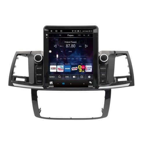 Штатная магнитола Wide Media KS6370R-4/32 для Toyota Hilux, Fortuner 2008 - 2015 (авто с климат-контролем) Тип2 на Android 10.0