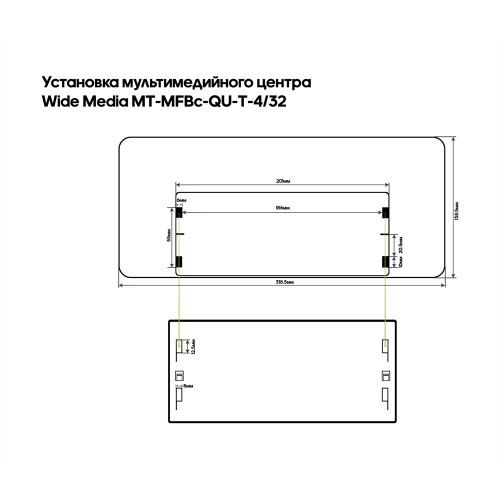 Штатная магнитола Wide Media MT011120QT-4/32 для BMW 5 GT (F10, F11, F07) 2009 - 2017 на Android 10.0