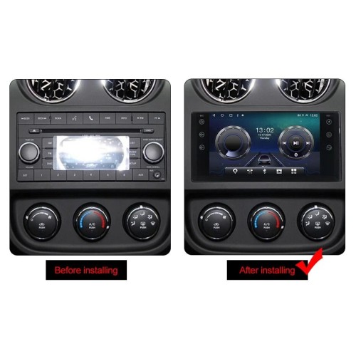 Штатная магнитола CarMedia MKD-7145-S10 для Jeep на Android 10.0