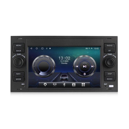 Автомагнитола CarMedia MKD-7031B-S10 для Ford Focus 2 2005-2007, Transit 2006-2015, C-Max 2003-2010, Fusion 2005-2012 (230х120мм) cеребро на Android 12.0