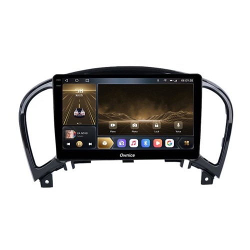 Штатная магнитола CarMedia OL-9672-N-2K (экран 2K) для NISSAN Juke 2010+ на Android 12.0