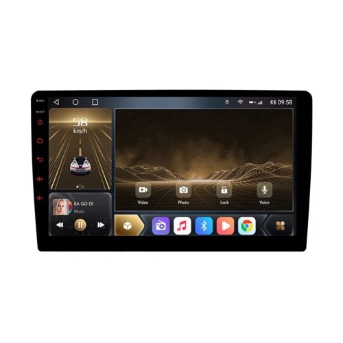 Универсальная магнитола 2 DIN 9009-F 9 дюймов CarMedia на Android 10.0