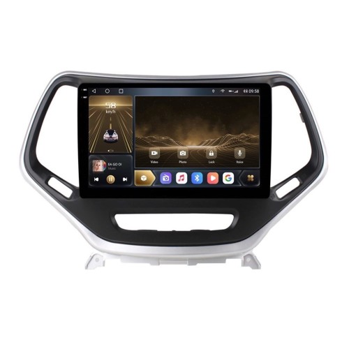 Штатная магнитола CarMedia OL-1253-P-2K (экран 2K) для Jeep Cherokee IV (WK2) 2013-2017 на Android 12.0