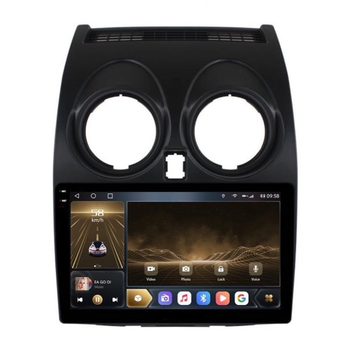 Штатная магнитола CarMedia OL-9662-N-2K (экран 2K) для Nissan Qashqai I 2007-2013 на Android 12.0