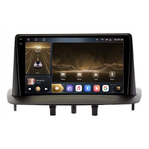 Штатная магнитола CarMedia OL-9997-P-2K (экран 2K) для Renault Fluence/ Megane 2009-2016 на Android 12.0