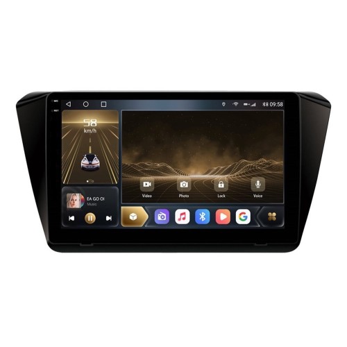 Штатная магнитола CarMedia OL-1917-P-2K (экран 2K) для Skoda Superb III 2015-2024 на Android 12.0