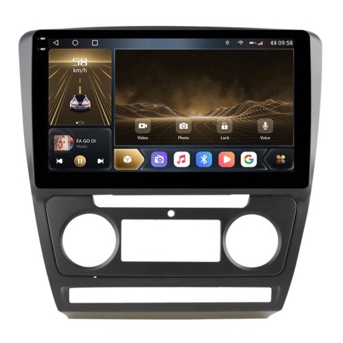 Штатная магнитола CarMedia OL-1920-N-2K (экран 2K) для Skoda Octavia II (A5) 2004-2013 на Android 12.0