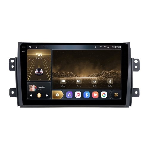 Штатная магнитола CarMedia OL-9625-P-2K (экран 2K) для Suzuki SX4 I 2006-2014 на Android 12.0