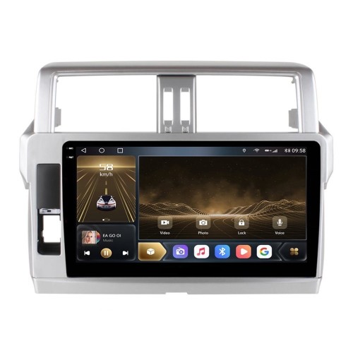 Штатная магнитола CarMedia OL-1614-P-2K (экран 2K) для Toyota LC Prado 150 2013-2017 на Android 12.0