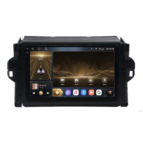 Штатная магнитола CarMedia OL-9699-P-2K (экран 2K) для Toyota FORTUNER 2015+ на Android 12.0