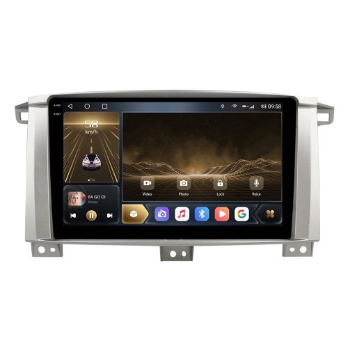 Штатная магнитола CarMedia OL-9681-P-2K (экран 2K) для Toyota Land Cruiser 105 2002-2007 на Android 12.0