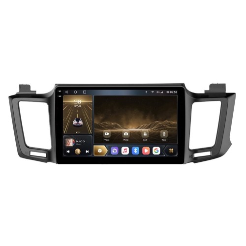 Штатная магнитола CarMedia OL-1610-N-2K (экран 2K) для Toyota RAV4 (CA40) 2013-2019 на Android 12.0