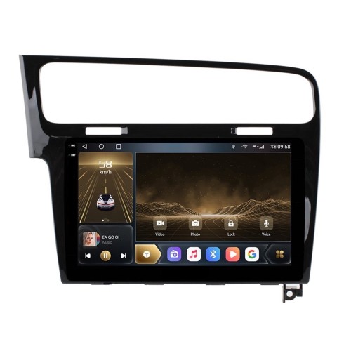 Штатная магнитола CarMedia OL-1907-N-2K (экран 2K) для Volkswagen GOLF 7 2013-2019 на Android 12.0
