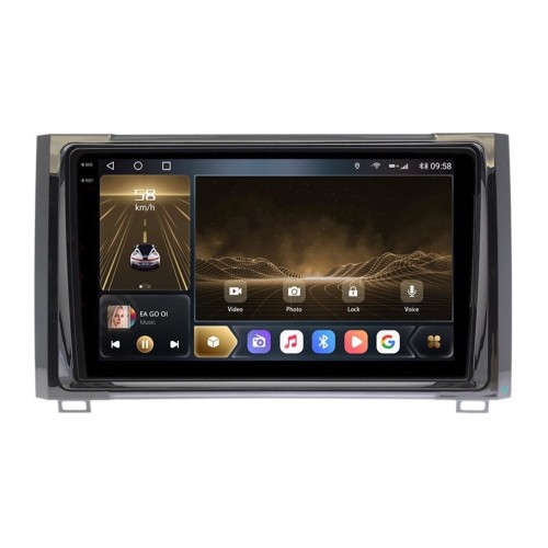Штатная магнитола CarMedia OL-9429-N-2K (экран 2K) для Toyota Tundra II 2013-2021 на Android 12.0