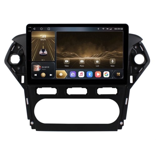 Штатная магнитола CarMedia OL-1281-1-P-2K (экран 2K) для Ford Mondeo IV 2010-2015 на Android 12.0