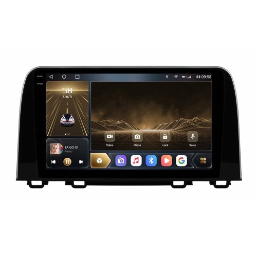 Автомагнитола CarMedia OL-9651-N-2K (экран 2K) для Honda CR-V 2017-2024 на Android 12.0