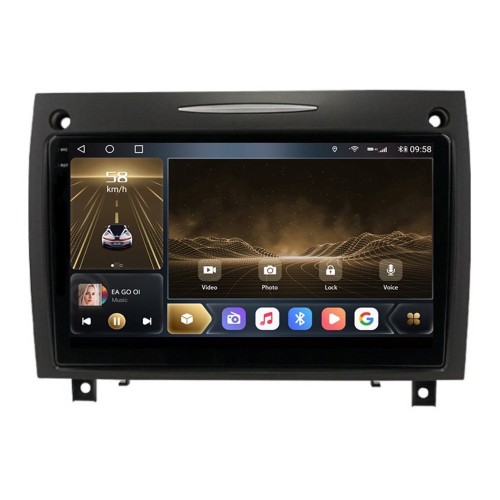 Штатная магнитола CarMedia OL-9988-N-2K (экран 2K) для Mercedes SLK-klasse II (R171) 2004-2011 на Android 12.0