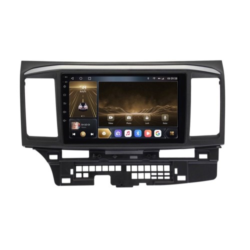 Штатная магнитола CarMedia OL-1632-Q для Mitsubishi Lancer 2007-2017 (9 дюймов) на Android 10.0