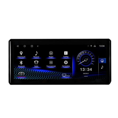 Штатная магнитола Parafar для Toyota Land Cruiser 300 (2021+) (EXR/GXR Автомобиль с DVD) на Android 12.0 (PF382L12T1)