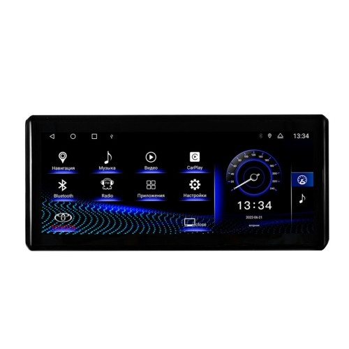 Штатная магнитола Parafar для Toyota Land Cruiser 300 (2021+) (EXR/GXR Автомобиль без DVD) на Android 12.0 (PF382L12T2)