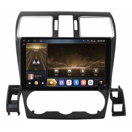 Штатная магнитола CarMedia OL-9511-3-N-2K (экран 2K) для Subaru Forester IV 2012-2014, Impreza IV 2012-2015, XV I 2011-2015 на Android 12.0