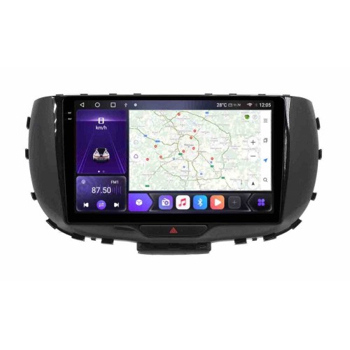 Штатная магнитола CarMedia OL-9742-N-2K (экран 2K) для Kia Soul III 2019-2024 на Android 12.0