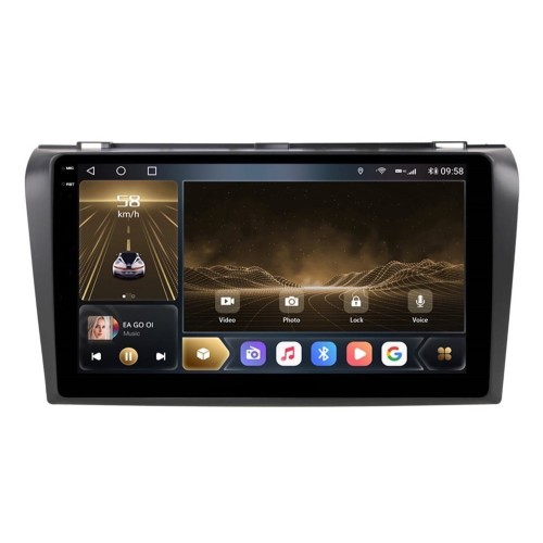 Штатная магнитола CarMedia OL-9503-U-2K (экран 2K) для Mazda 3 (BK) 2003-2009 на Android 12.0
