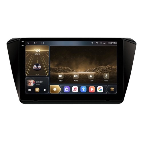 Штатная магнитола CarMedia OL-1917-U-2K (экран 2K) для Skoda Superb III 2015-2024 на Android 12.0