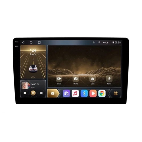 Универсальная магнитола 2 DIN 9009-Q-2K (экран 2K) 9 дюймов CarMedia на Android 12.0