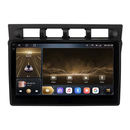 Штатная магнитола CarMedia OL-9789-Q-2K (экран 2K) для Kia Picanto I 2004-2007 на Android 12.0