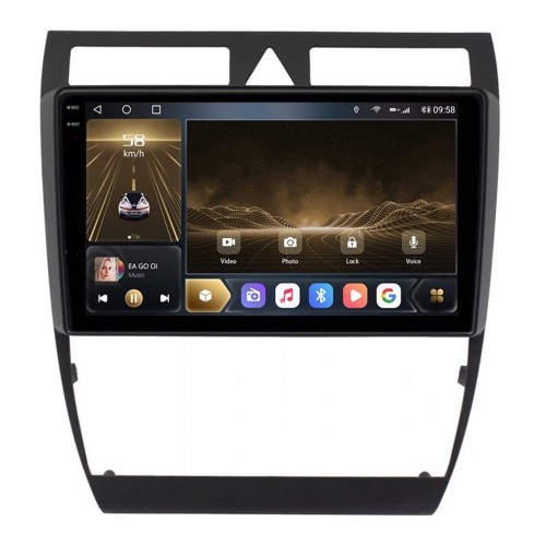 Штатная магнитола CarMedia OL-9969-Q-2K (экран 2K) для Audi A6 II (C5) 1998-2004 на Android 12.0
