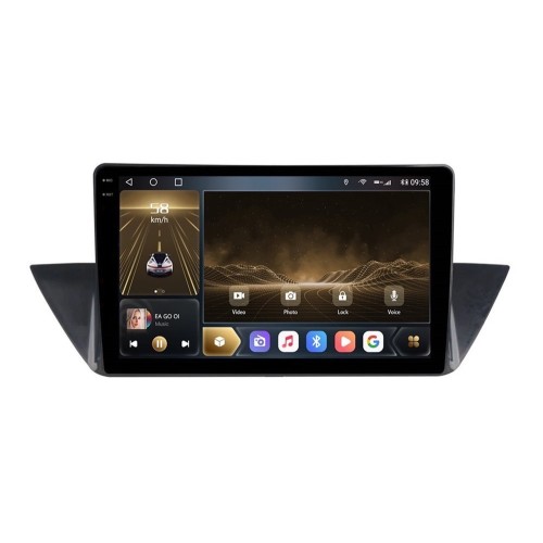 Штатная магнитола CarMedia OL-1959-Q-2K (экран 2K) для BMW X1 (E84) 2009-2015 на Android 12.0