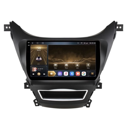 Штатная магнитола CarMedia OL-9706-Q-2K (экран 2K) для Hyundai Elantra V (MD) 2014-2016 на Android 12.0