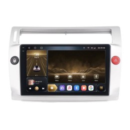 CarMedia OL-9932-Q-2K (экран 2K) для CITROEN C4 2004-2011 серебро на Android 12.0