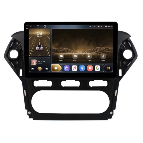 Штатная магнитола CarMedia OL-1281-1-Q-2K (экран 2K) для Ford Mondeo IV 2010-2015 на Android 12.0