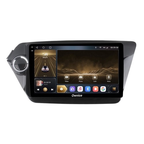 Штатная магнитола CarMedia OL-9731-Q-2K (экран 2K) для Kia Rio III 2011-2017 на Android 12.0