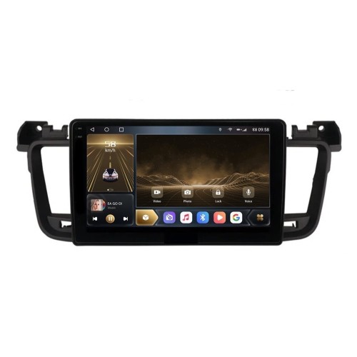 Штатная магнитола CarMedia OL-9142-Q-2K (экран 2K) для Peugeot 508 I 2012-2018 на Android 12.0