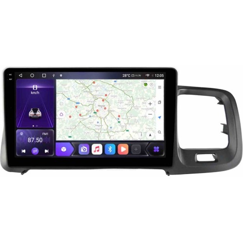 Штатная магнитола CarMedia SF-9002-Q-2K (экран 2K) для Volvo S60/V60 2010-2018 на Android 12.0